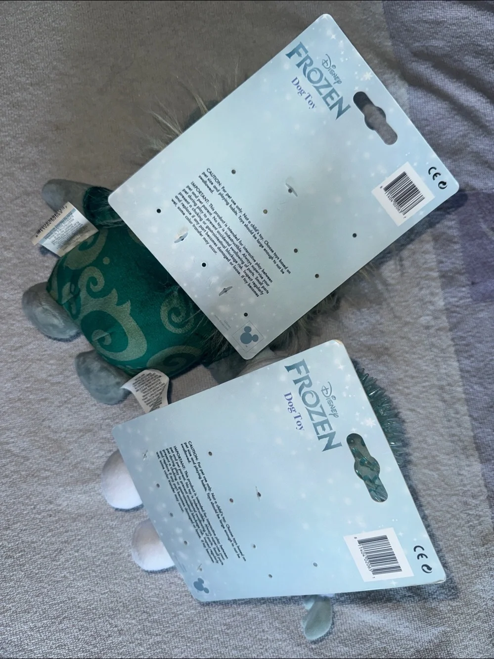 Disney ‘Frozen’ Plush Dog Toy Duo - NEW in packaging!